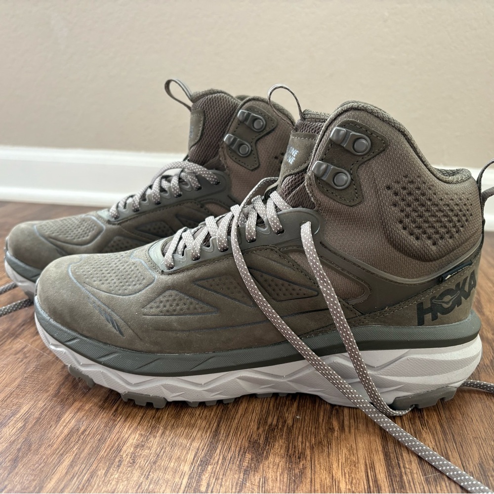 Hoka Women's Challenger Mid WP Hiking Boots - Major Brown/Heather
